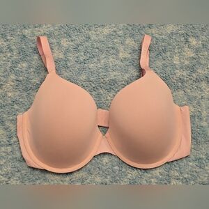 Victoria's Secret 36DD T-Shirt Lightly Lined Demi Bra, Light Pink, Great Cond.